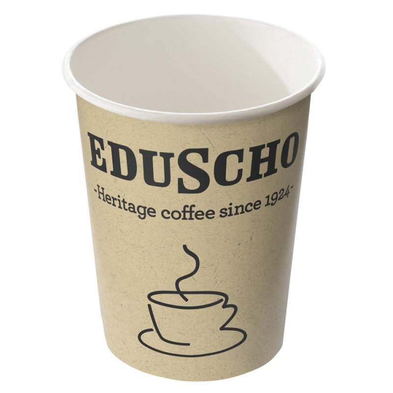 Eduscho deksel 0,2 l, polystyrol wit, 100 stuks